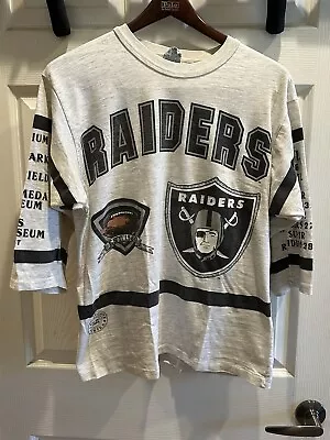 Oakland Raiders 1967 Long Gone Series Vintage 90s Long Sleeve Shirt Men’s Large • $49.99