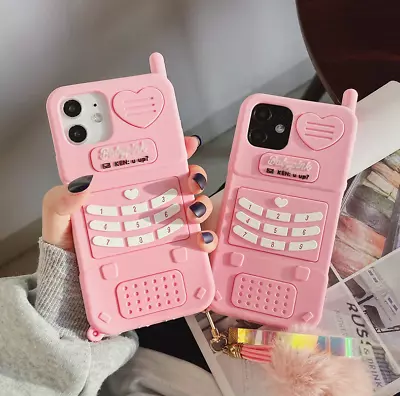 $22.03 • Buy Pink Retro Vintage Phone Case - Barbie Lolita DDLG Babygirl Kawaii Decoden Cute