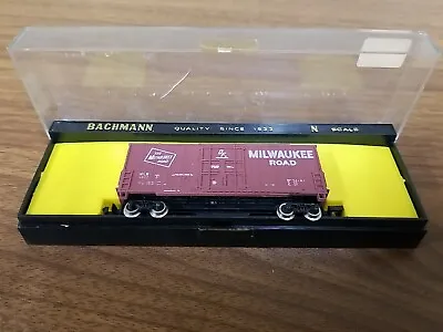 Vintage Bachmann N Scale 5122 Milwaukee Road MILW Hi Cube Train Boxcar ~ NOS • $9.99