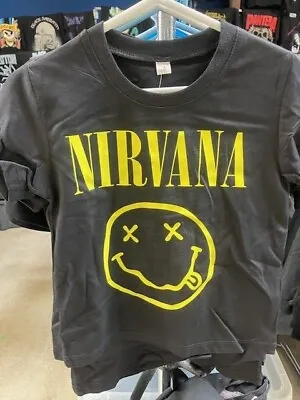 NIRVANA - SMILEY FACE (Kids T Shirts) • $15