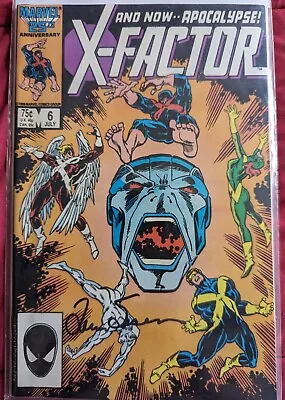 X-Factor #6 - First App. Of Apocalypse (Signed By Louise Simonson) • $20