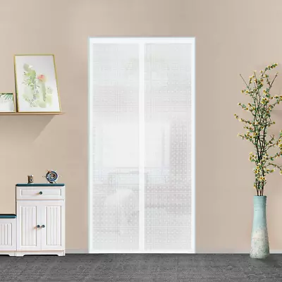 Insulated Door Curtain Thermal Magnetic Self-Sealing EVA Door Screen Keep Cold • £42.17