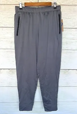 ASICS Athletic Pants Mens Size XLarge Grey Fleece Lined Knit Jogger Pants New • $22.45