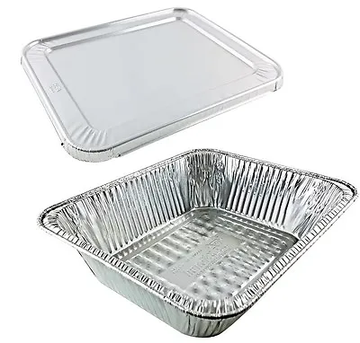 Handi-Foil Half-Size Extra-Deep TruFit™ Aluminum Steam Table Pan W/Lid Combo • $36.99