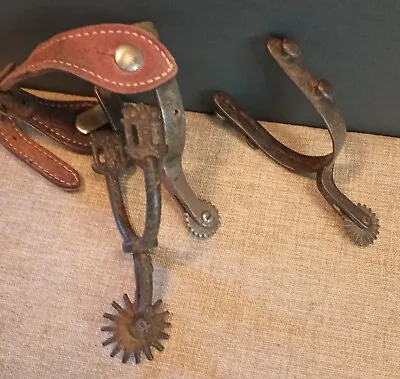 3 Old Single Spurs / OLD / RUSTY / CHARACTER • $90