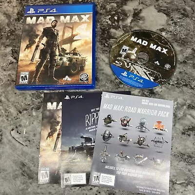 Guaranteed Work Mad Max - PlayStation 4 • $13.49