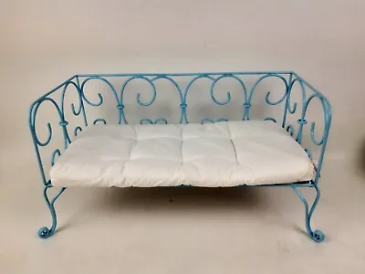 American Girl Doll Curlique Trundle Day Bed Blue • $14.99