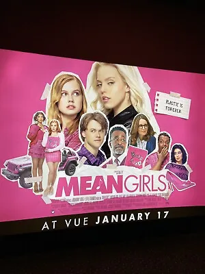 Mean Girls *MASSIVE* Movie Poster Featuring Reneé Rapp (2.84 X 2.04m) • £50