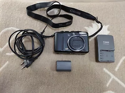 Canon PowerShot G9 12.1MP Digital Camera - Black CCD Sensor RAW Fully Working • $139