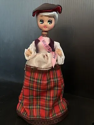 International Beauties  Miss Scotland  Bradley-Style Stockinette Doll • $11.08
