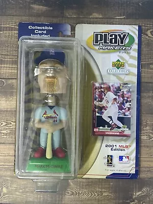 Upper Deck Collectables 2001 Play Makers MLB Edition Mark McGwire Bobble Head • $0.99