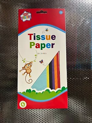 Tissue Paper X16 Sheets In Associated Colours  • £5