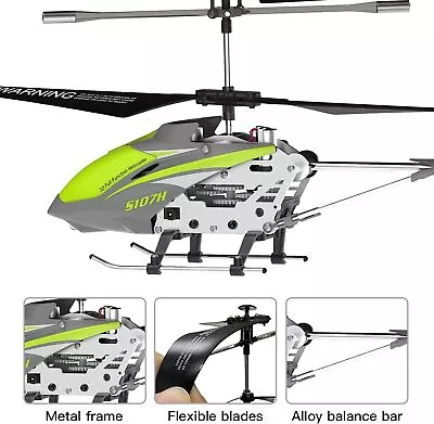 Syma S107H 2.4Ghz Remote Control Led Light Rc Helicopter W/ Gyro Gift For Kids • $28.88