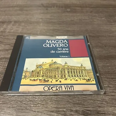 Inscribed Magda Olivero 50 Ans De Carriere Audio CD • $125