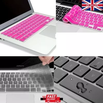 £3.29 • Buy Keyboard Cover Protector Film For MacBook Pro & Air 13  15  17  (2015 & Older)