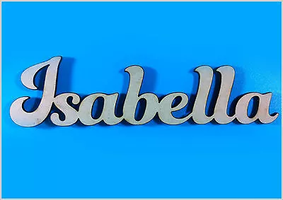 Personalised Custom MDF Wooden Text Name Plaque Sign For Wedding Birthday Party  • $11