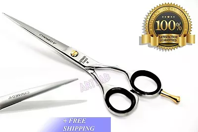 6  Polished German Professional Barber Scissors Shears Hair Cutting Salon Use • $11.94