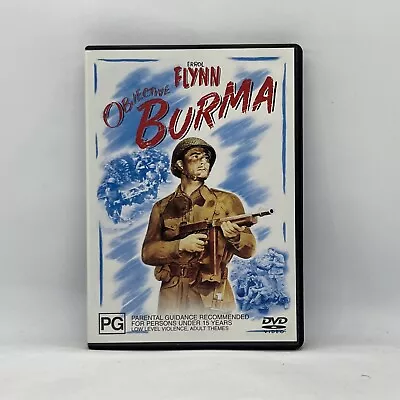 Objective Burma Errol Flynn DVD Movie Film Free Post R4 PAL • $7.74