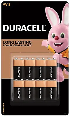 8x Duracell 9V Battery Coppertop Alkaline Batteries Genuine AU Stock • $28.68