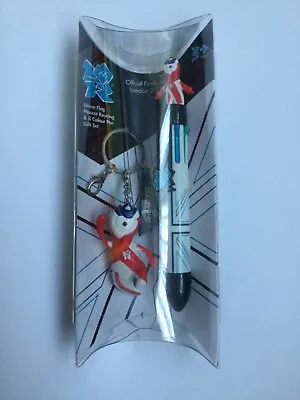 London 2012 Olympics Wenlock Pen & Keyring Set BNIB • £3.80