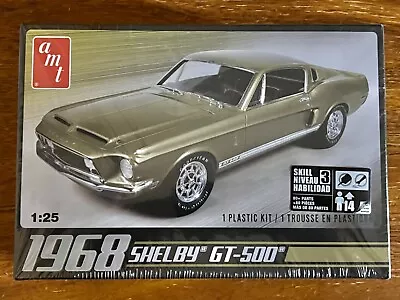 Plastic Model Kit 1/25 AMT 1968 Ford Mustang Shelby GT-500 Complete Sealed • $24.99