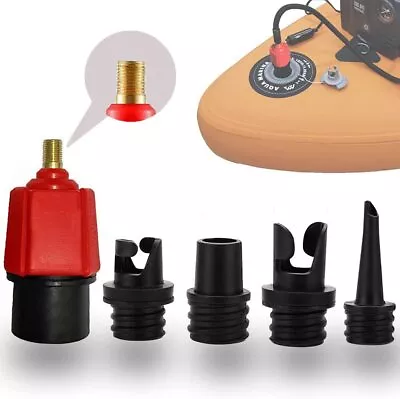 SUP Electric Pump Adapter Kayak Paddle Board Air Valve Inflatable Boat Accessory • £7.90