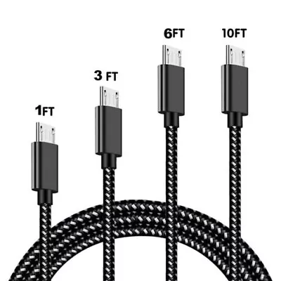 Heavy Duty Micro USB Fast Charger Data Cable Cord For Samsung Android HTC LG US • $1.48