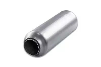 Street Pack - SP3512B 3.5  Blank Round Body Glasspack Muffler 2  Center In/Out • $25.90