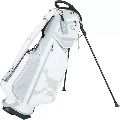 OAKLEY Golf Men's Caddy Bag 17.0 SKULL STAND 8 X 47 In 2.7kg White FOS901373 New • $308.58