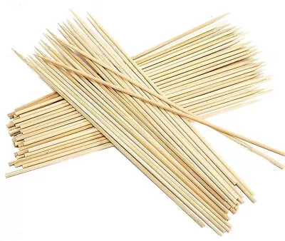 £1.89 • Buy Bamboo BBQ Skewers 21 Or 30cm (8  Or 12 ) Kebabs-Fruit-Marshmallows-Fondue