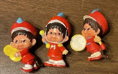 Vintage Monchichi Sekiguchi PVC Mini Figures Lot Of 3 1981 • $9.99