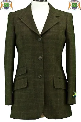 Ladies Wool Tweed Sports Blazer Riding FERN By Hunter Outdoor BNWT • £89.99