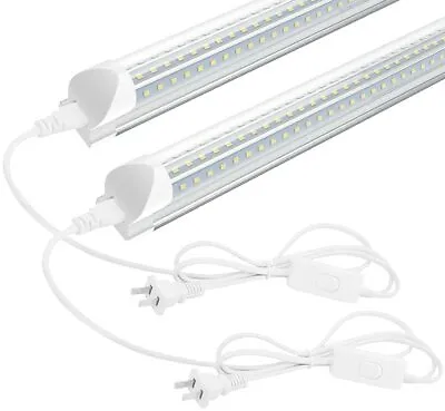 2 Pack T8 2FT LED Tube Light 28W LED Shop Light 6500K Ceiling Light Fixture • $28.41