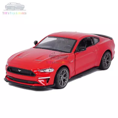 1:34 Ford Mustang GT 2018 Model Car Diecast Toy Vehicle Kid Gift Collection Red • $37.61