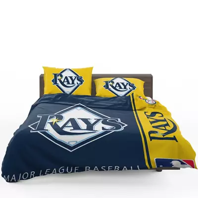 Tampa Bay Rays MLB Baseball American League Quilt Duvet Cover Set Home Textiles • $63.99