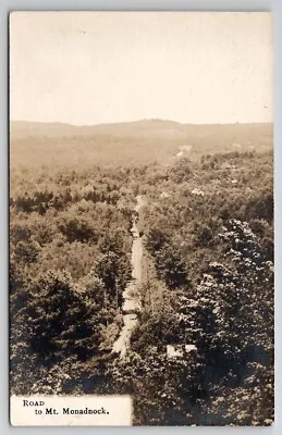 RPPC Maine Road To Mt. Monadnock Real Photo Postcard B33 • $11.95