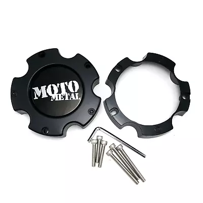 Moto Metal Satin Black 5 Lug Bolt On Center Cap For MO961 Wheel 5x5/139.7 5x150 • $31