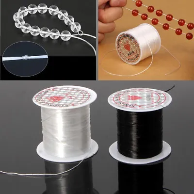 £3 • Buy Elastic Stretchy Beading Thread Cord Bracelet String For Jewelry Making DIY NEW
