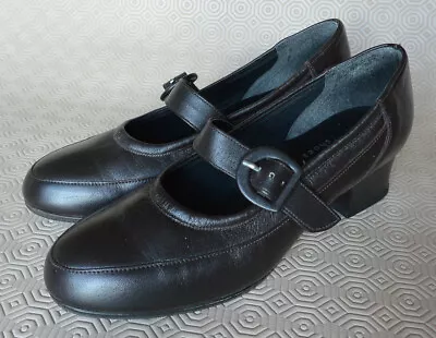 £9.99 • Buy Equity Leather Brown Shoes With 1.5 Height Heel Uk Size 4