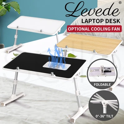 $34.99 • Buy Levede Laptop Desk Computer Stand Table Foldable Tray Adjustable Bed Sofa Office