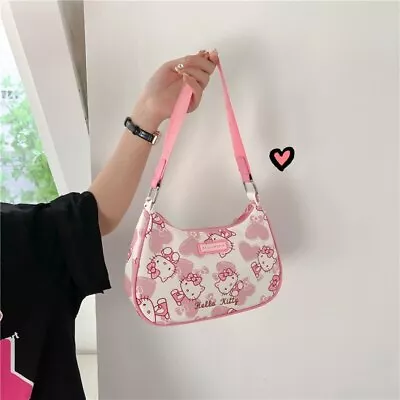 Cartoon Sanrio Hello Kitty Kuromi My Melody Kawaii Underarm Bag Handbag New • $31.89