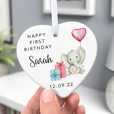 Personalised 1st Birthday Gift Boys Girls Baby First Keepsake With Gift Bag • £8.49