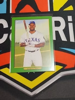 2020 Elvis Andrus Topps Turkey Red Green Series 2  SSP #1/10 Rangers Bookend • $9.99