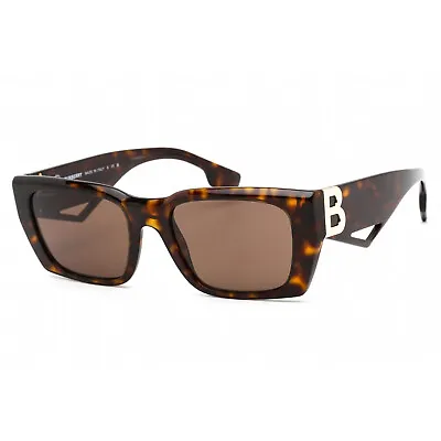 BURBERRY 0BE4336392073 Women's Sunglasses Dark Havana Frame With Brown Lens 53mm • $299