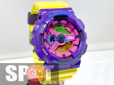 Casio G-Shock Hyper Colors Big Face Watch GA-110HC-6  GA110HC 6 • $299