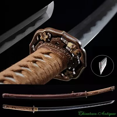 Japanese Army Military Sword Katana Kobus Clay Tempered Sharp Battle Ready #2415 • $830.45