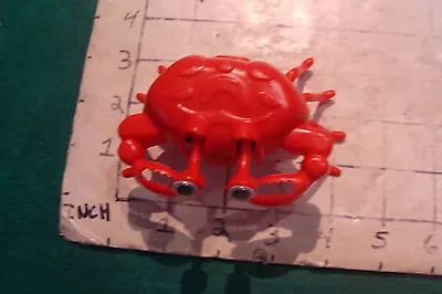 Vintage Plastic WIND-UP RED CRAB Purchased In 1980 Clean WORKS Fun. • $22.43