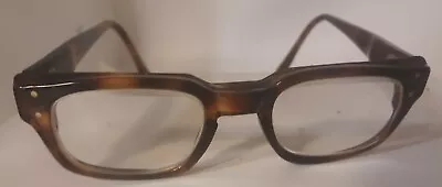 Vtg AMERICAN OPTICAL Vtg Childs Horn Rim Prescription Eye GLASSES Tortoise Shell • $34.99