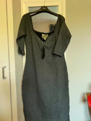 Collectif  Morgana Polka Dot Dress In Size 20 • £15.50
