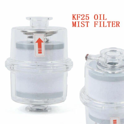 $50 • Buy 1Pc Oil Mist Filter For Vacuum Pump Fume Separator Exhaust Filter KF25 Interface